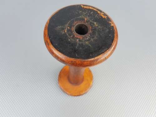 Vintage! Textile Spool, Wooden Spinning Bobbins,  Wood Spindles