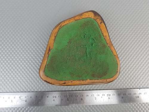 Vintage! Tiger`s Eye Stone Ashtray.