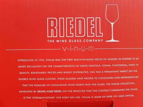 NEW! - Riedel Vinum Sauvignon Blanc Glasses, Set of 2, made of over 24% lead crystal