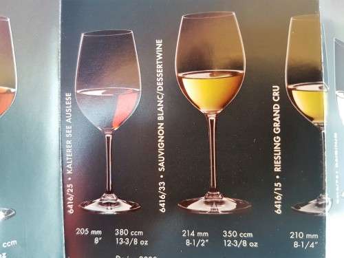 NEW! - Riedel Vinum Sauvignon Blanc Glasses, Set of 2, made of over 24% lead crystal