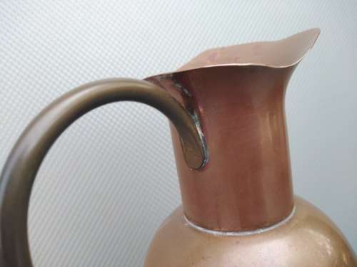 Vintage!  Elegant Copper Jug / Ewer With Handle