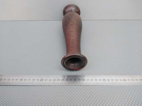 Vintage! Wooden Hand Turned Candlestick Holder