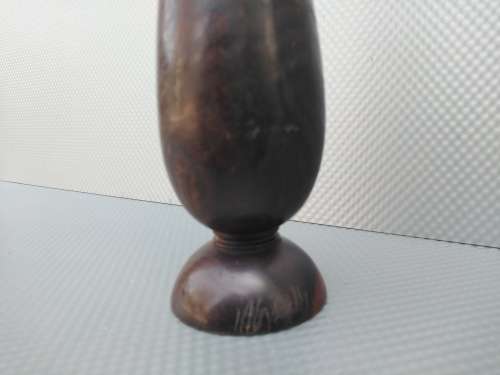 Vintage! Wooden Hand Turned Candlestick Holder