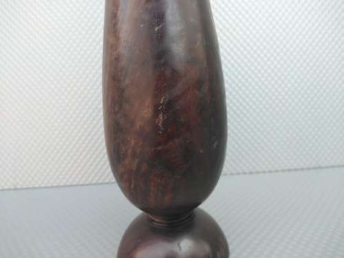 Vintage! Wooden Hand Turned Candlestick Holder