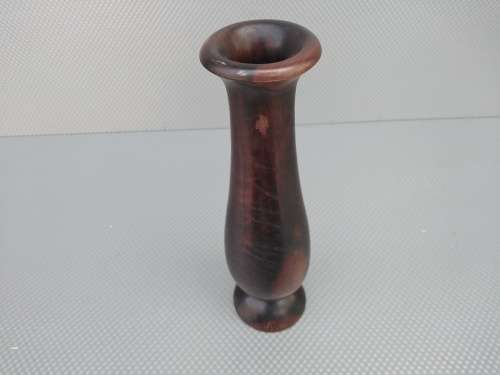 Vintage! Wooden Hand Turned Candlestick Holder