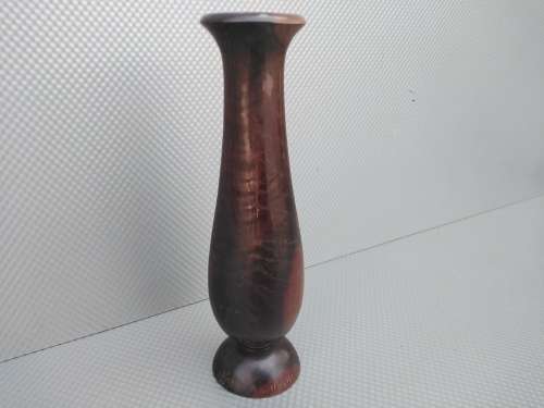 Vintage! Wooden Hand Turned Candlestick Holder