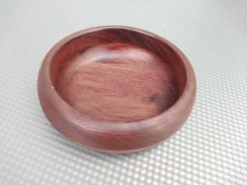 Vintage! Pair Of Hand Made Wooden Bowls 14cm.