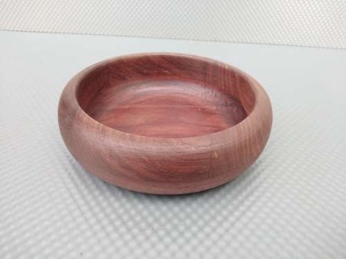 Vintage! Pair Of Hand Made Wooden Bowls 14cm.