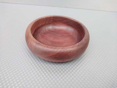 Vintage! Pair Of Hand Made Wooden Bowls 14cm.
