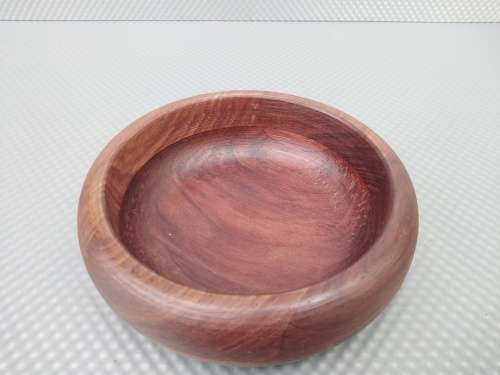 Vintage! Pair Of Hand Made Wooden Bowls 14cm.