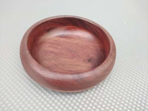 Vintage! Pair Of Hand Made Wooden Bowls 14cm.