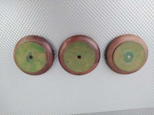 Vintage! Trio Of Wooden Trinket / Pin Dishes.