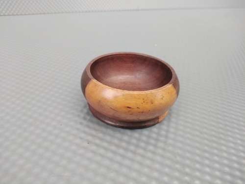 Vintage! Mixed Size Duo Of Wooden Trinket / Pin Dishes.