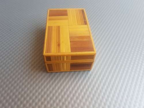 Vintage! Bamboo Trinket Box.