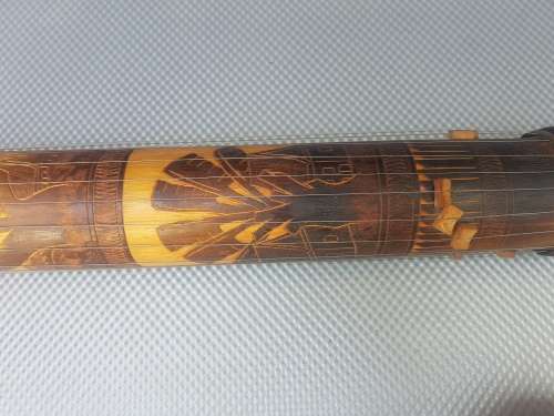 Vintage! Traditional Valiha Madagascar Musical Instrument With Strings.