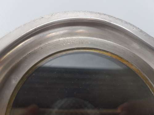 Vintage! Glass Bottom English Pewter Tankard