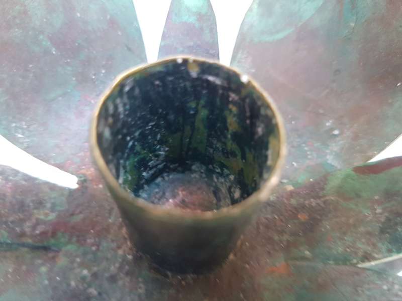 Vintage! Wrought Iron Open Tulip Candle Holders.