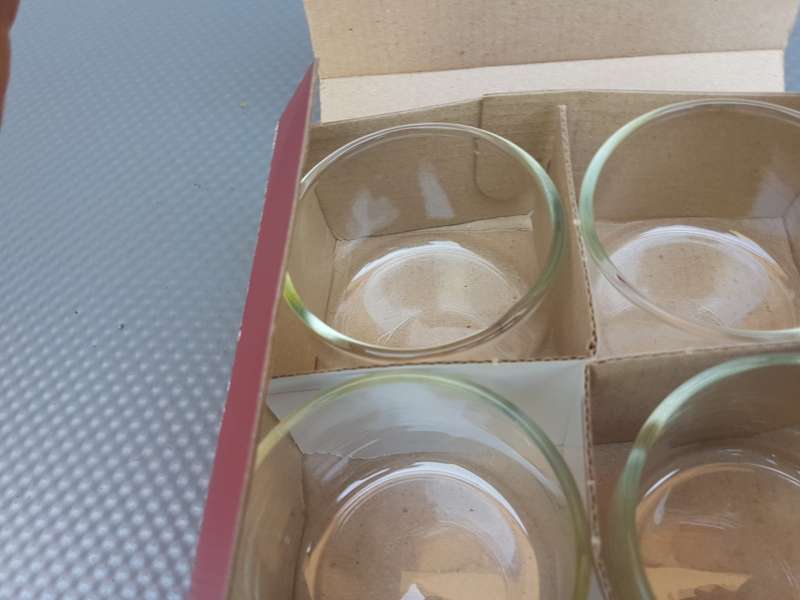 Vintage! Set of 4 Simax Custard Cups / Ramekins.