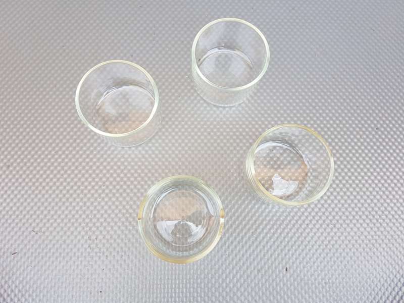 Vintage! Set of 4 Simax Custard Cups / Ramekins.