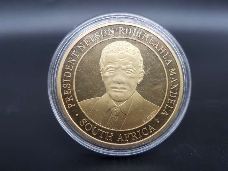 Nelson Mandela Bronze Medal - 1.5 Inch - U.S. Mint