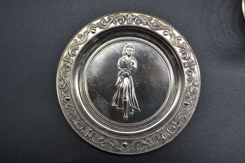 Antique! Italian Silver Plated Tea/Coffee Glass Holder Set (1.42kg)