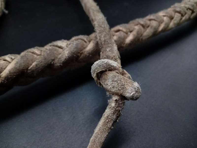 Vintage! Leather And Wood Whip / Sambok