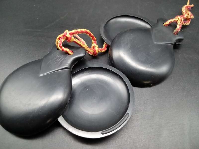 Vintage! Pair Of Spanish Castanet Souvenirs
