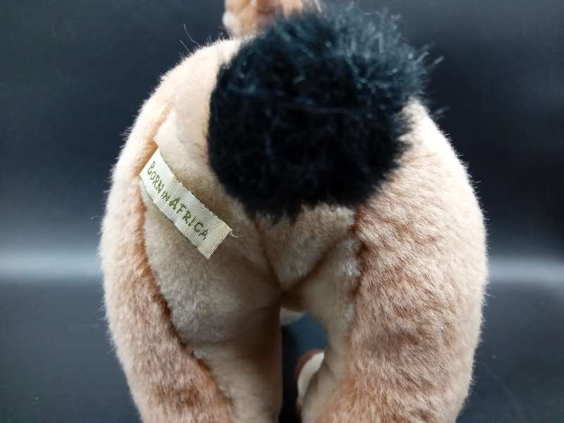 COLLECTION OF 6 BORN IN AFRICA STUFFED ANIMALS MOST WITH BEAN BAG TUMMY`S