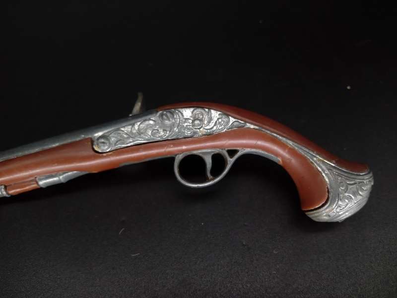 Vintage! Marx Miniature Diecast - Flintlock Pistol - Cap Gun - 1761