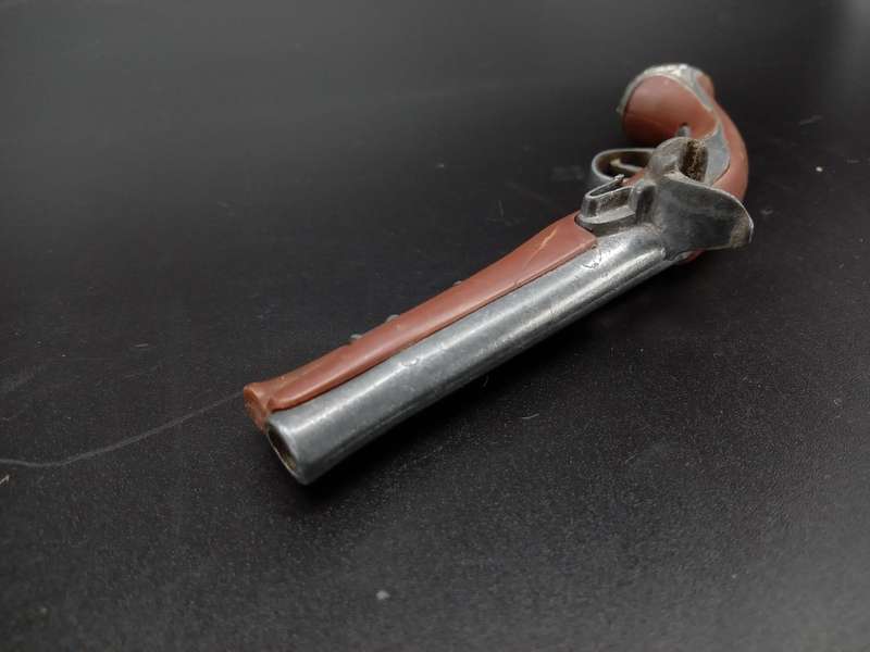 Vintage! Marx Miniature Diecast - Flintlock Pistol - Cap Gun - 1761