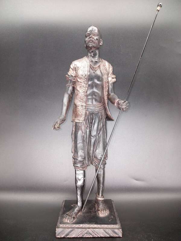Vintage! Orientalist Nobleman/ Warrior - Detailed Resin Sculpture (Repaired)