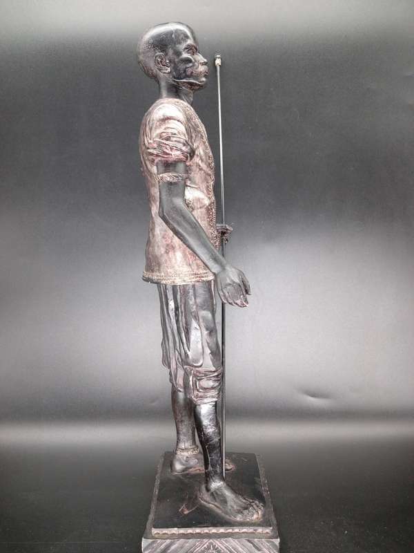 Vintage! Orientalist Nobleman/ Warrior - Detailed Resin Sculpture (Repaired)