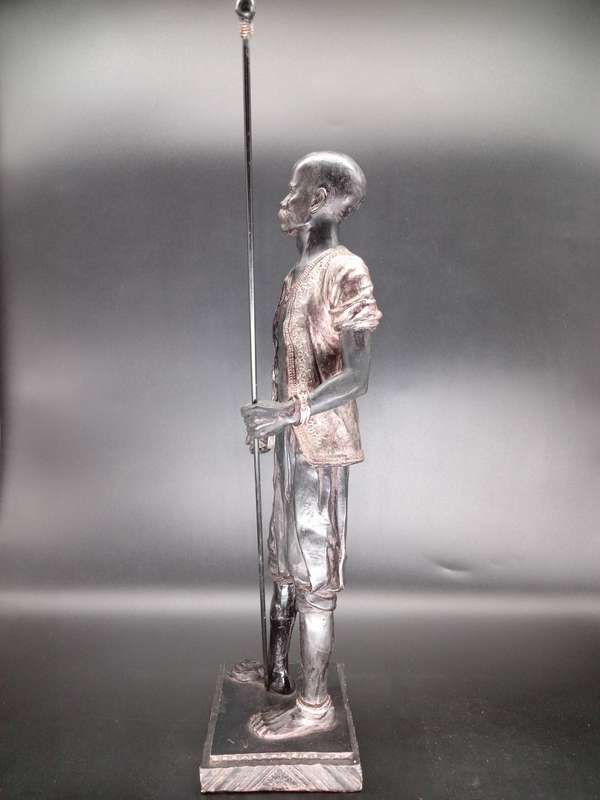 Vintage! Orientalist Nobleman/ Warrior - Detailed Resin Sculpture (Repaired)