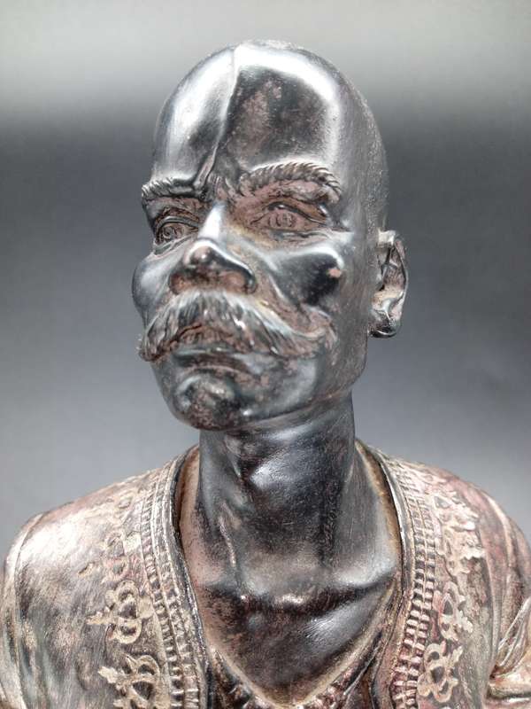 Vintage! Orientalist Nobleman/ Warrior - Detailed Resin Sculpture (Repaired)