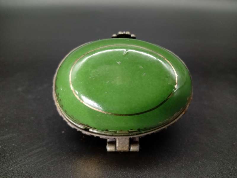 Vintage! Porcelain Egg - Floral - Collectable Pill Box
