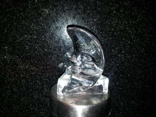 Glass Candle Holder - Moon