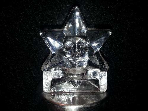 Glass Candle Holder - Star