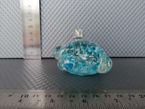 CRAZY R1 - Beautiful Iridescent Glass Turtle