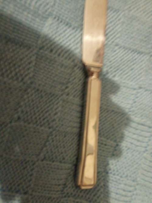 Stainless steel 12 piece cutlery set in wooden box