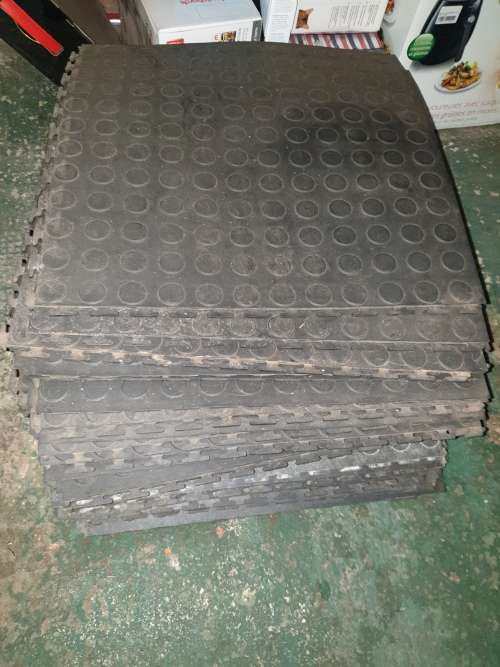 Interlocking PVC tiles