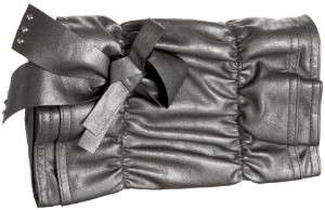Nine West Pleated Clutch Handbags (Pewter)
