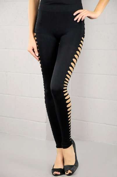 Free2BU Laddered Leggings Tights