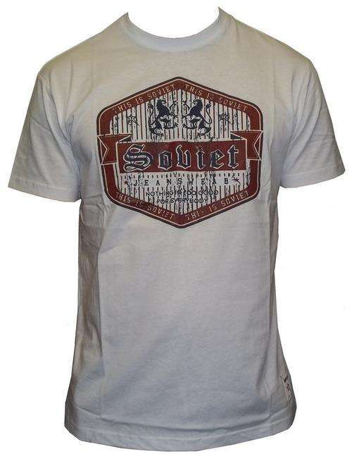 Soviet Men's Tees (Brown, Size Medium)