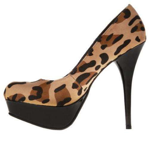 ZOOM Platform Leopard Heels