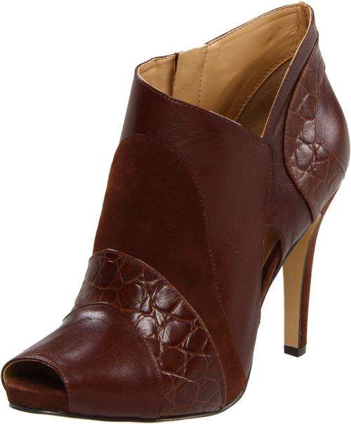 Nine West Genuine Leather Ankle Booties