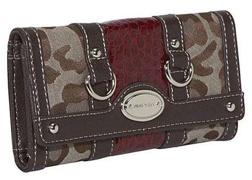 Save 46% - Nine West Leopard Jacquard Wallet
