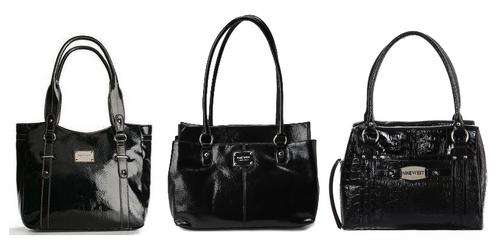 Nine West Black Patent Handbags