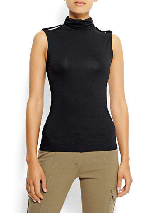 Mango Turtle Neck Top