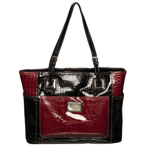 Nine West Croco Colour Block Tote