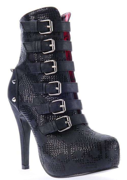 Iron Fist Platform Ankle Booties (Size 3 - Loose fit)